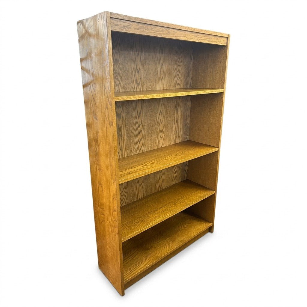 Light Oak Mid-Century Bookcase - view 3