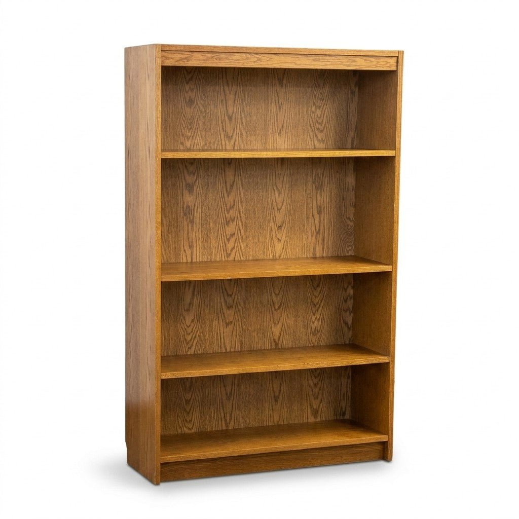Light Oak Mid-Century Bookcase - view 2
