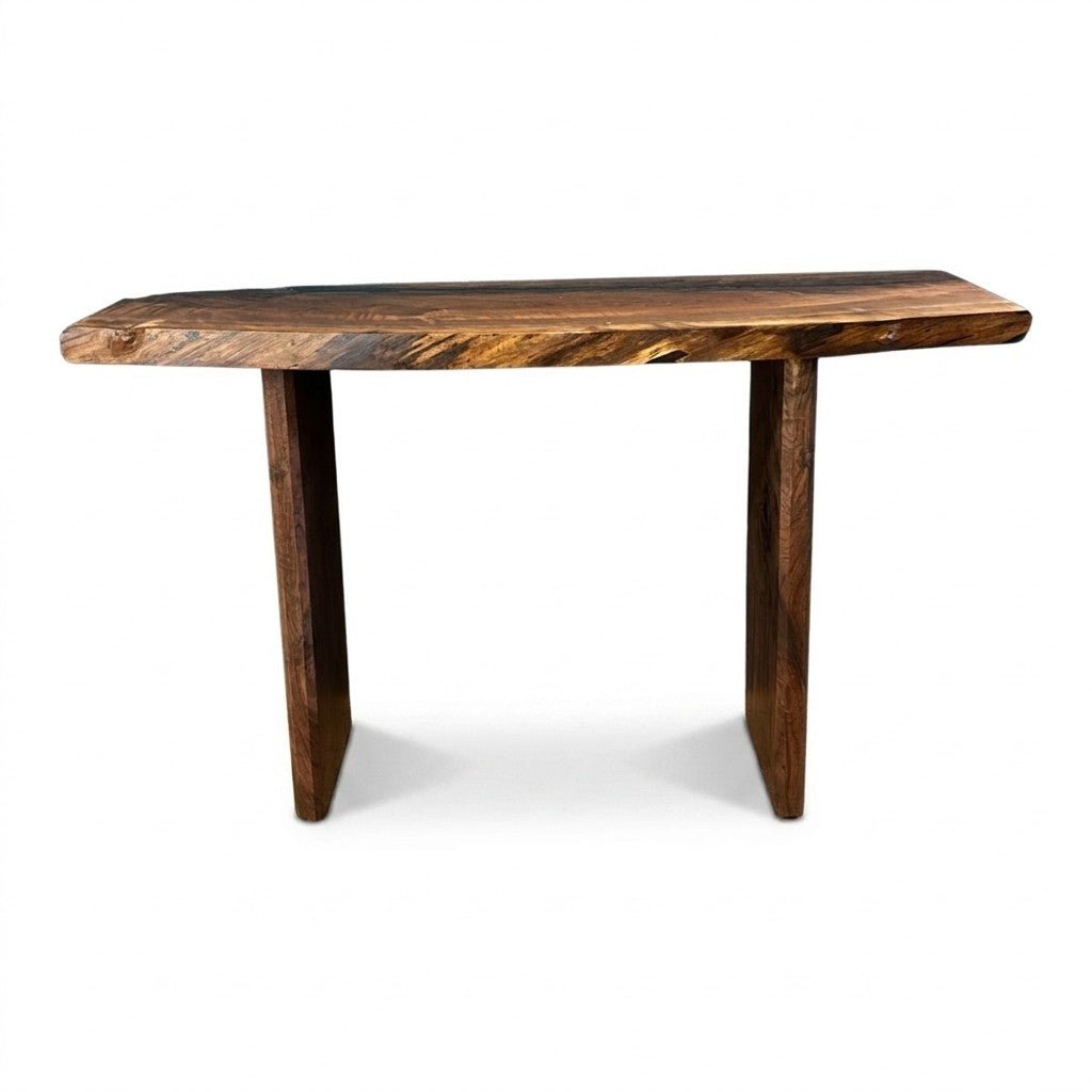 Live Edge Black Walnut Console Table - view 2