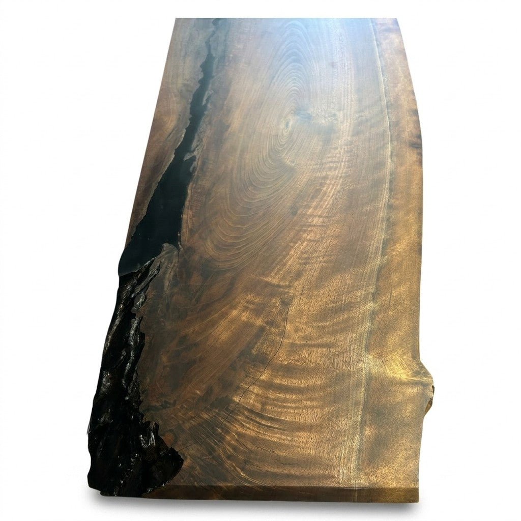 Live Edge Black Walnut Console Table - view 4