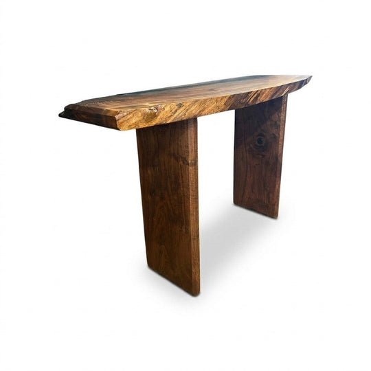 Live Edge Black Walnut Console Table - view 3