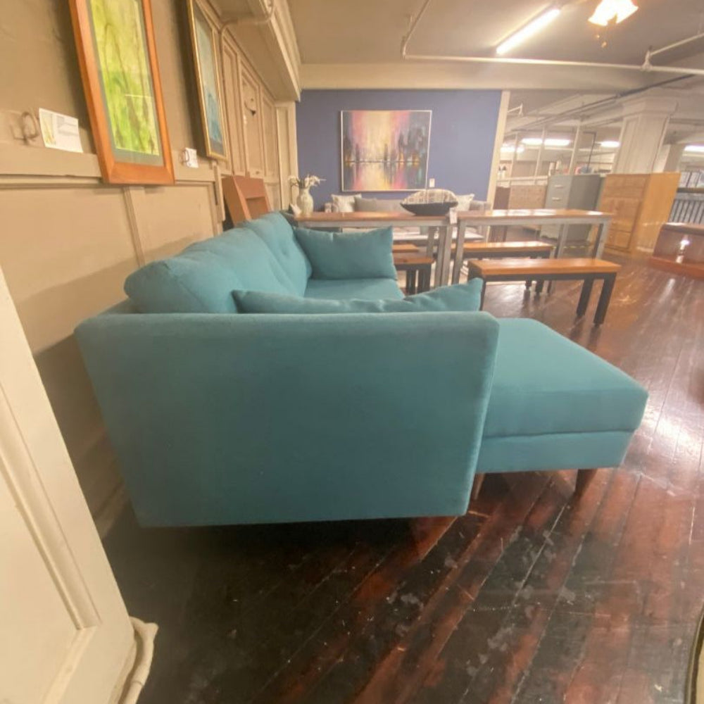 Locally Made Loveseat & Ottoman