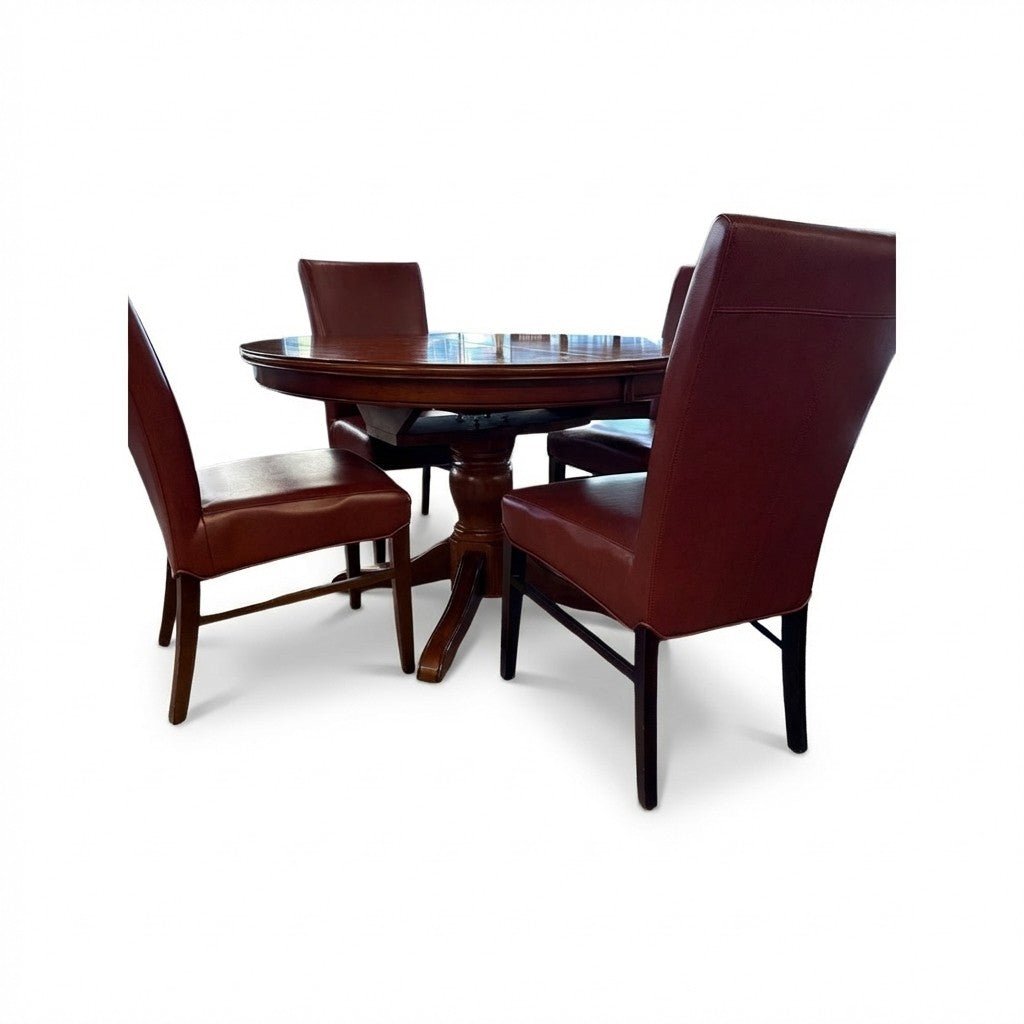 Mahogany Mid-Century Dining Set - consignment furniture Portland