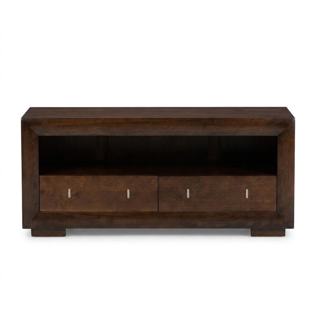 Mahogany Mid-Century TV Stand - consignment furniture Portland