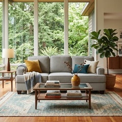 Marled Gray Sofa - view 5