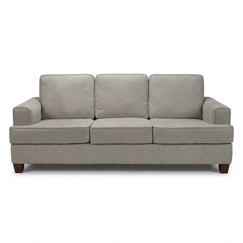 Marled Gray Sofa - consignment furniture Portland