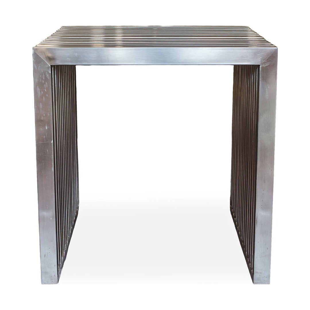 Metal and Lucite End Table - Whats New Furniture - Portland, Oregon