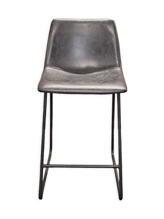 Modern Faux Leather Counter Stool | What&
