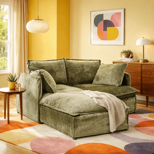 Modular Seating w/Ottoman - Whats New Furniture - Portland, Oregon