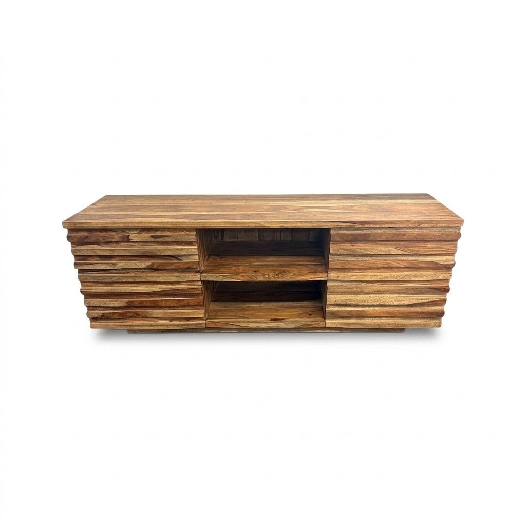 Multi-toned Mid-Century TV Stand - view 2