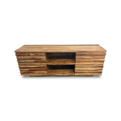 Multi-toned Mid-Century TV Stand - view 2