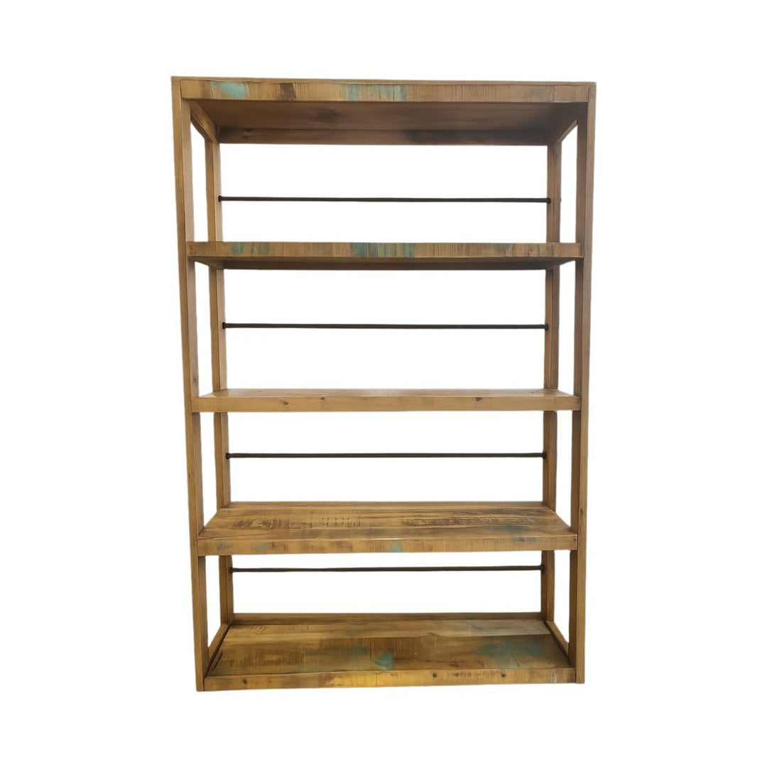 Multicolor Mid-Century Bookcase - consignment furniture Portland