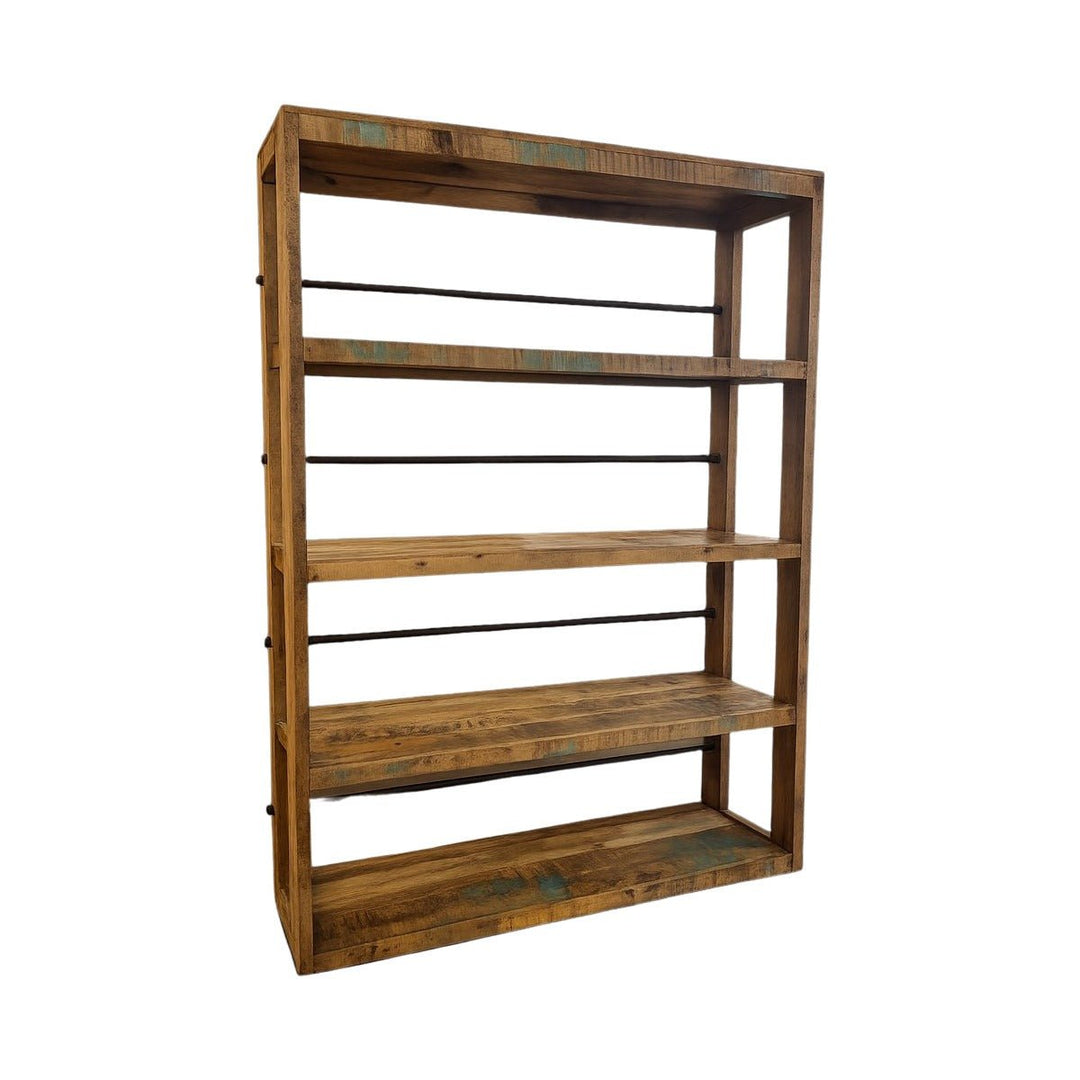 Multicolor Mid-Century Bookcase - view 2