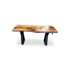 Natural Redwood End Table - view 2