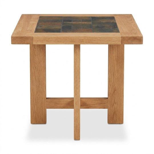 Natural Stone Accent Table - consignment furniture Portland