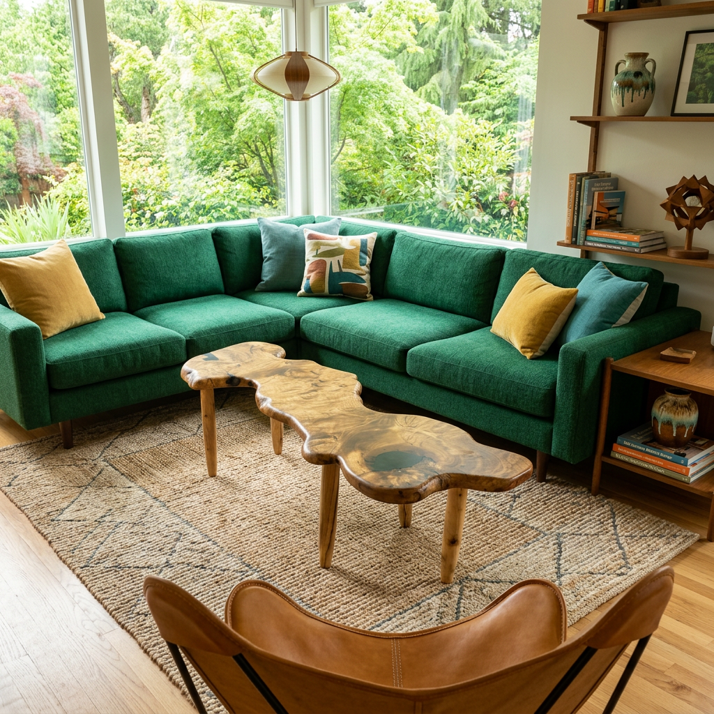 Natural Wood Coffee Table - view 5