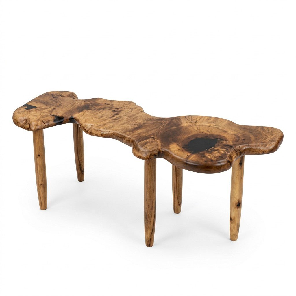 Natural Wood Coffee Table - consignment furniture Portland