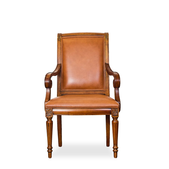 Neoclassical Empire Revival armchair - Whats New Furniture - Portland, Oregon
