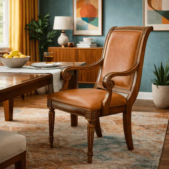 Neoclassical Empire Revival armchair - Whats New Furniture - Portland, Oregon