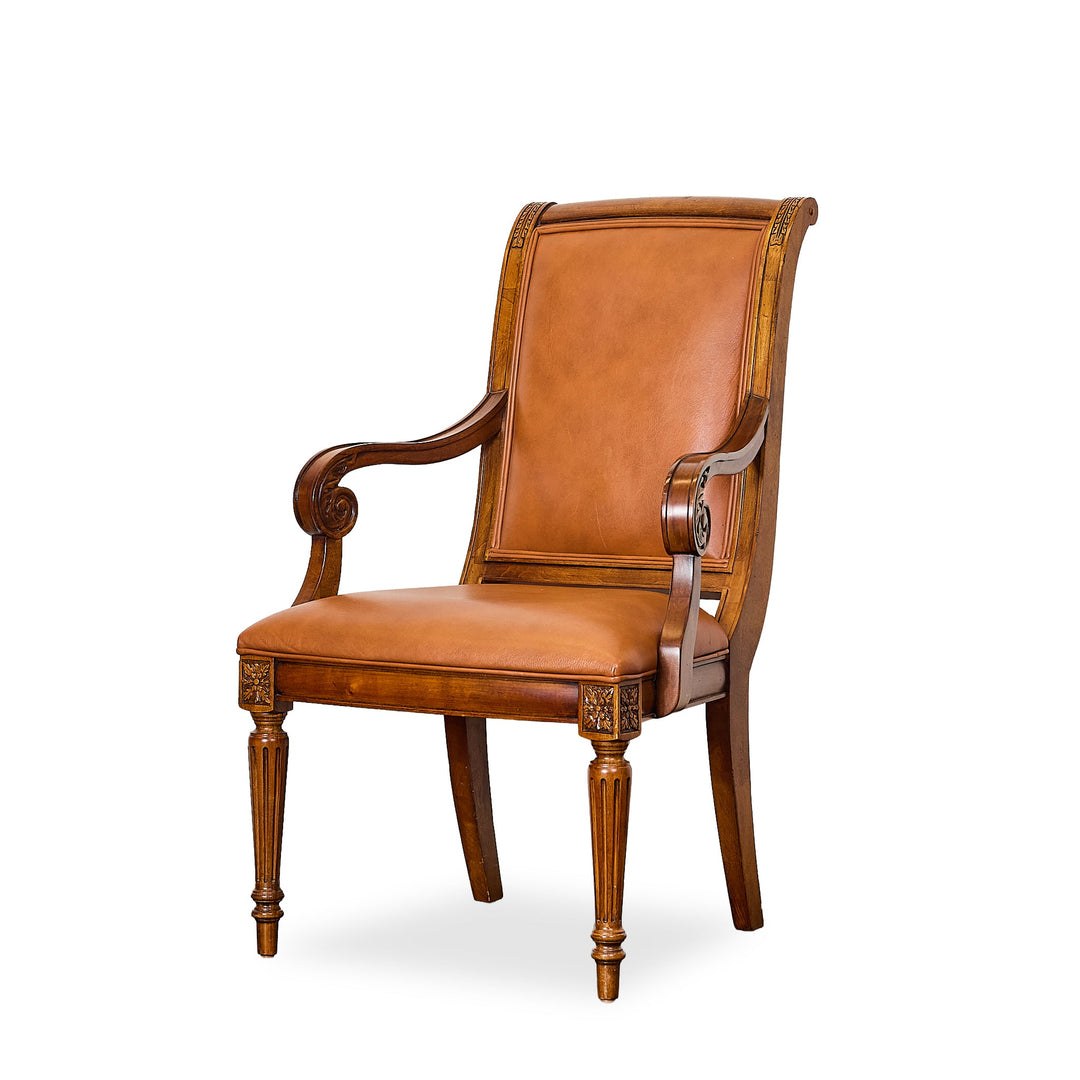 Neoclassical Empire Revival armchair - Whats New Furniture - Portland, Oregon