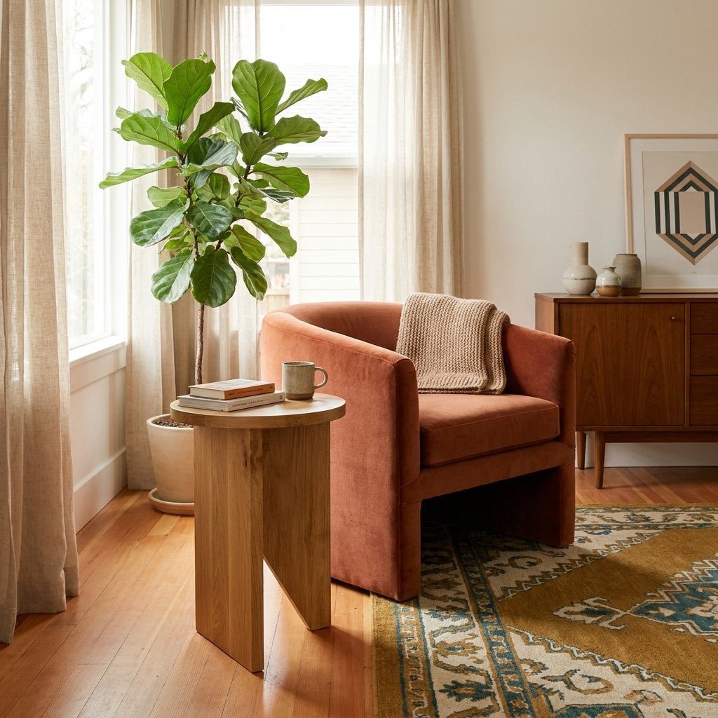 Oak Accent Table - view 4