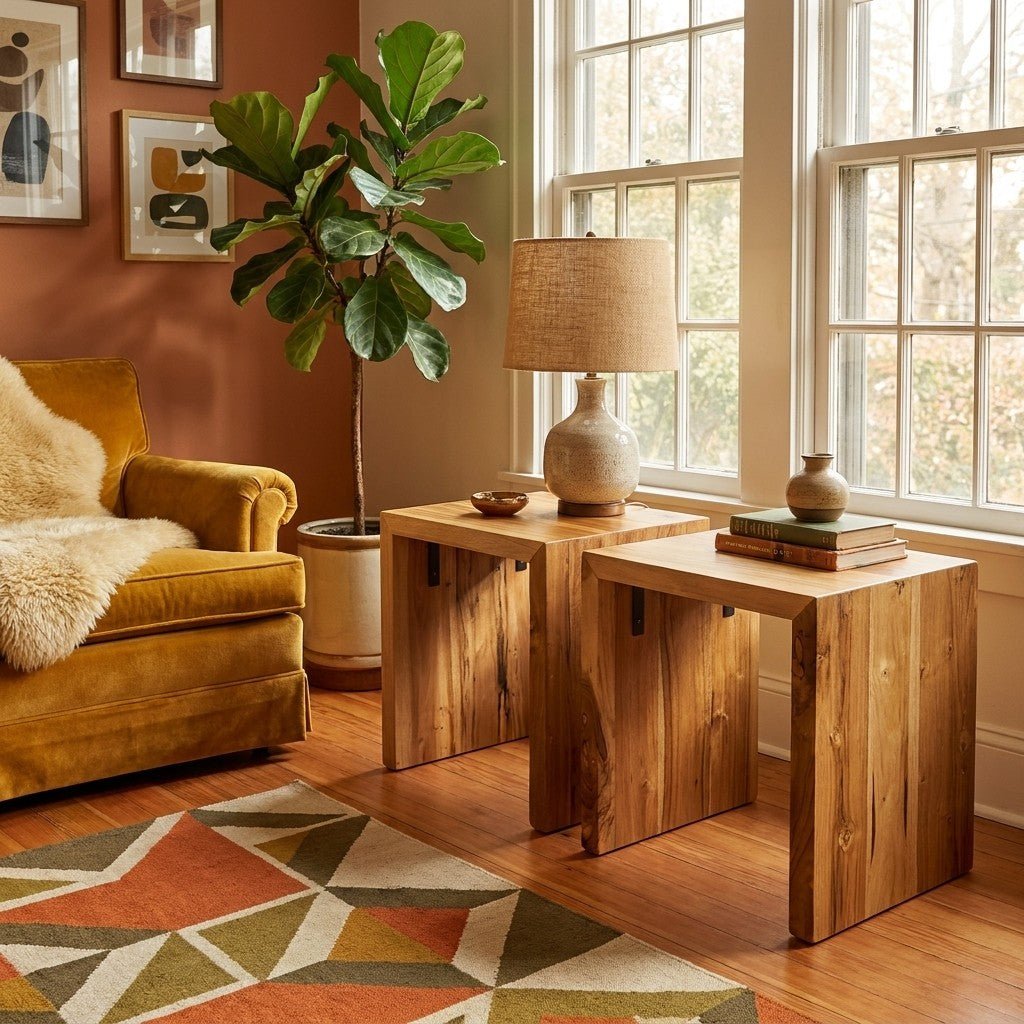 Oak Accent Tables - view 5