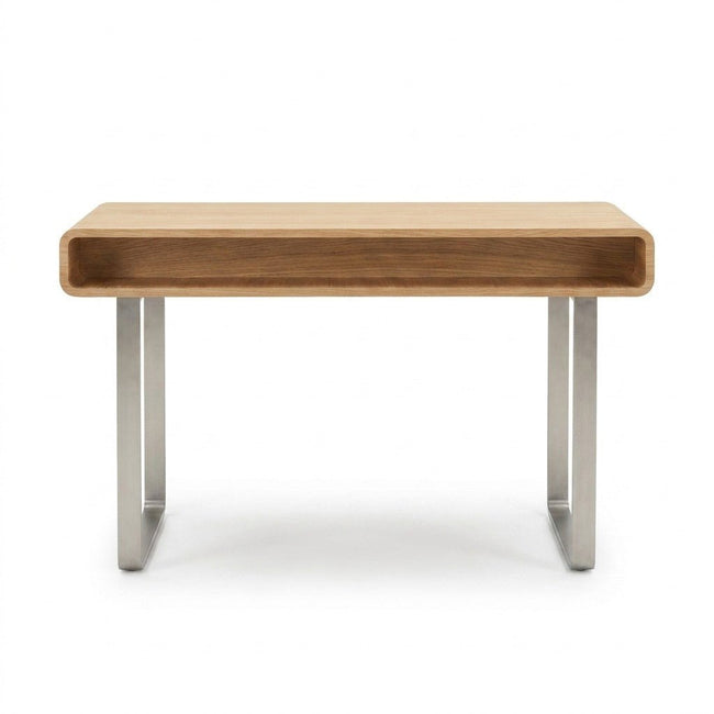 Blonde Oak Console Table - consignment furniture Portland - Whats New Furniture Portland OR