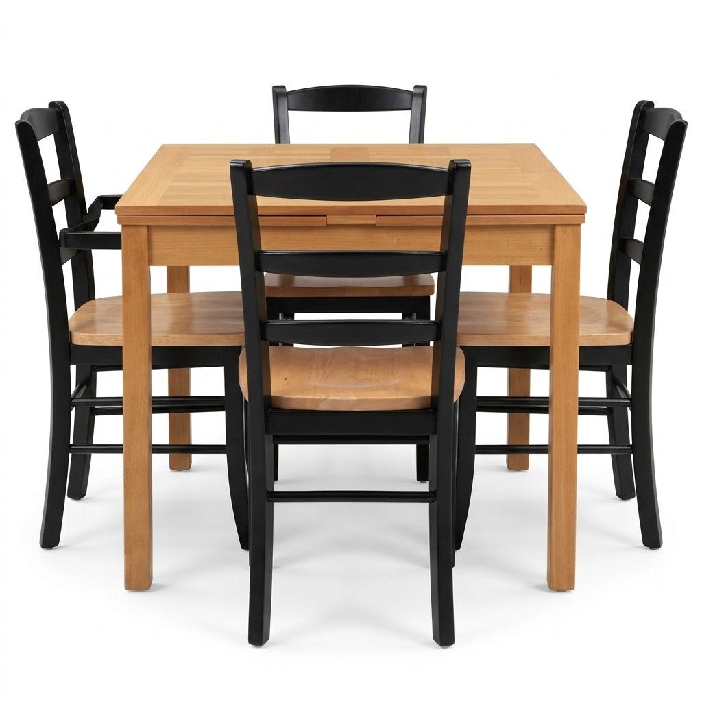 Oak Mid-Century Dining Set - consignment furniture Portland