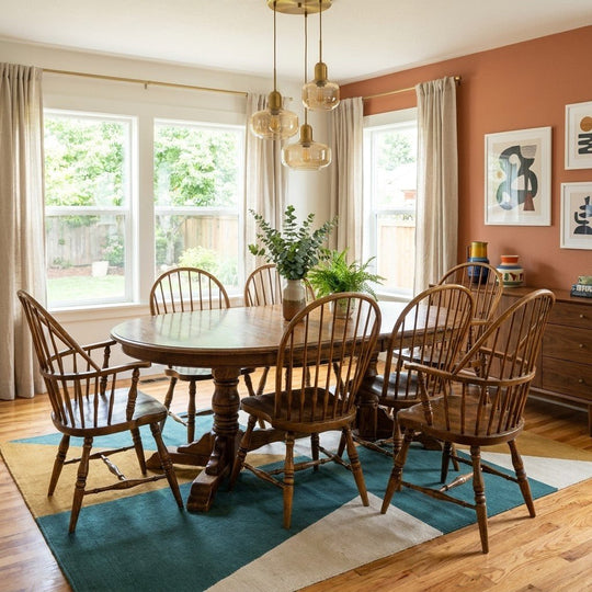 Oak Mid-Century Dining Set - view 3