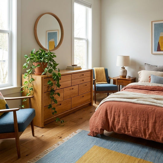 Oak Mid-Century Dresser - view 5