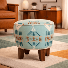 Ottoman w/Motif - What&