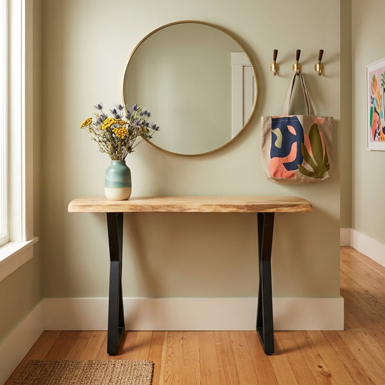 Pine Console Table - view 3