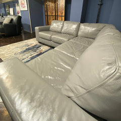 Modern Leather Sectional - Image 6 | What&