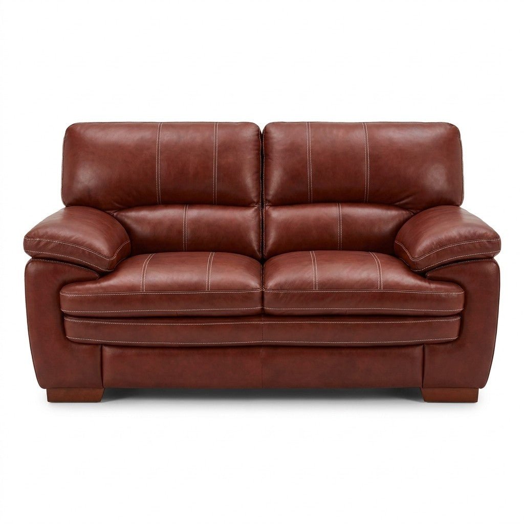 Red Lay-Z Boy Sofa - consignment furniture Portland