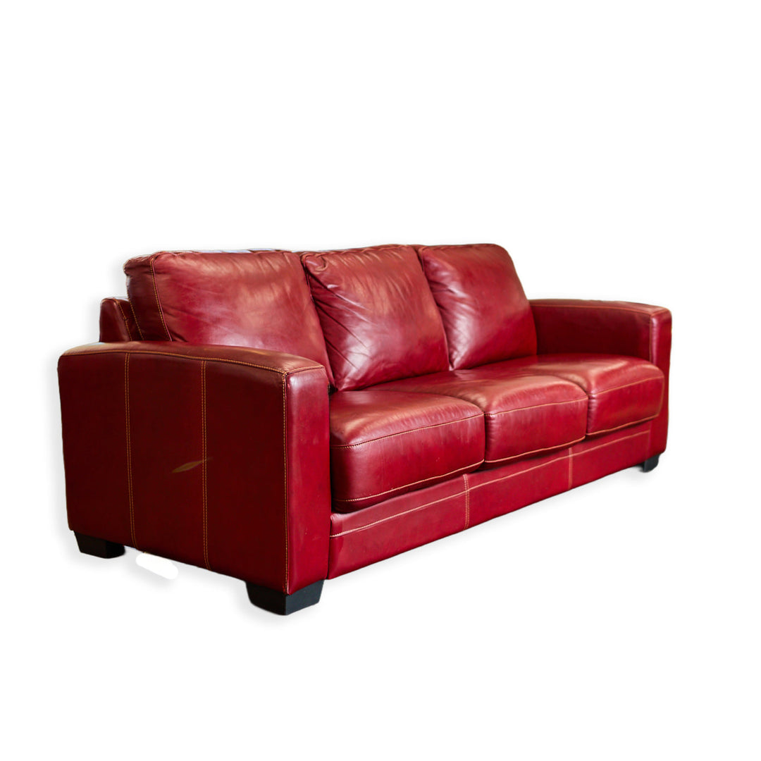 Leather Sleeper Sofa detail view - Whats New Furniture - Portland, Oregon
