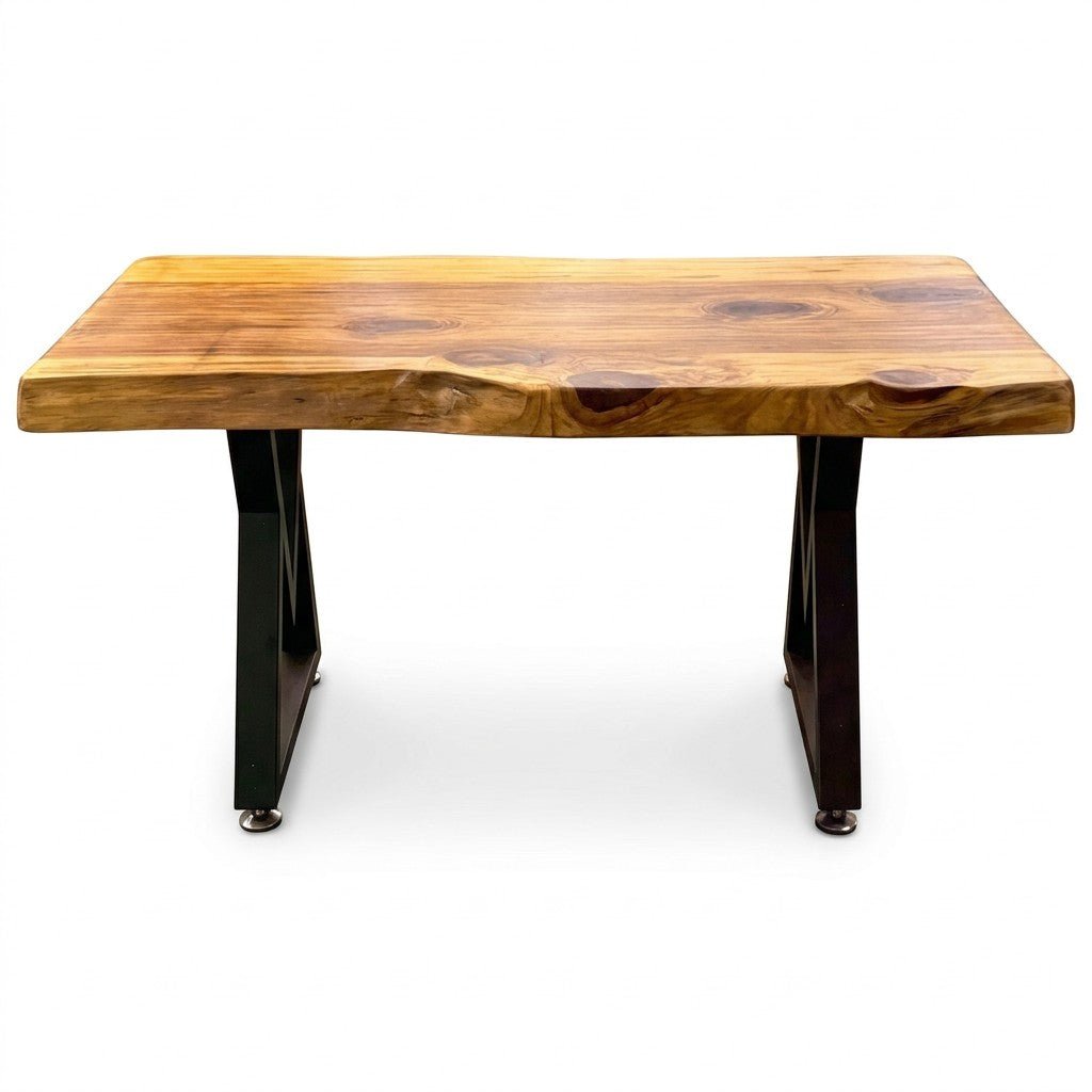 Red Wood Coffee Table - consignment furniture Portland