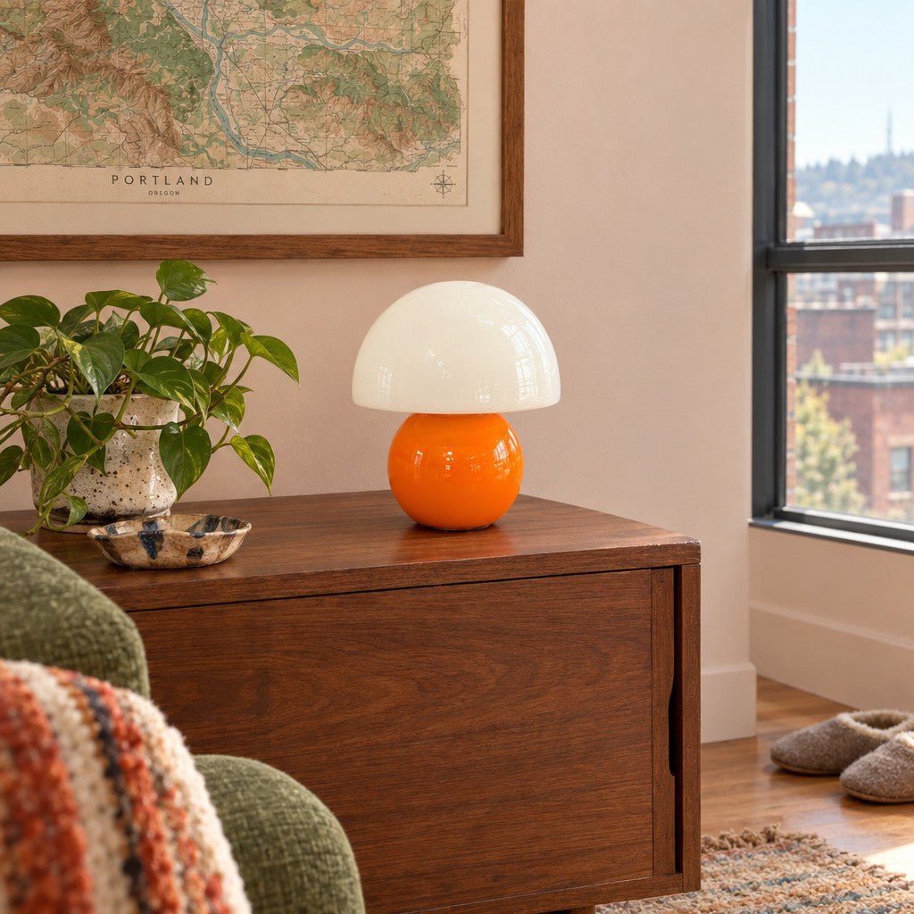 Retro Mini Lamp - consignment furniture Portland - detail view 1