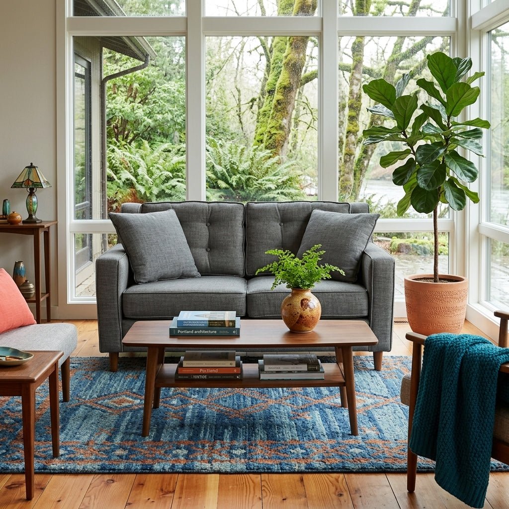 River Rock Gray Sofa - view 5