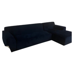 Royal Blue Sofa Chaise - view 3