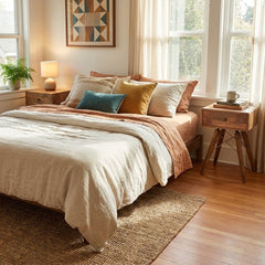 Set of 2 Walnut Nightstands - view 5