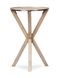 Silver Accent Table - Whats New Furniture - Portland, Oregon