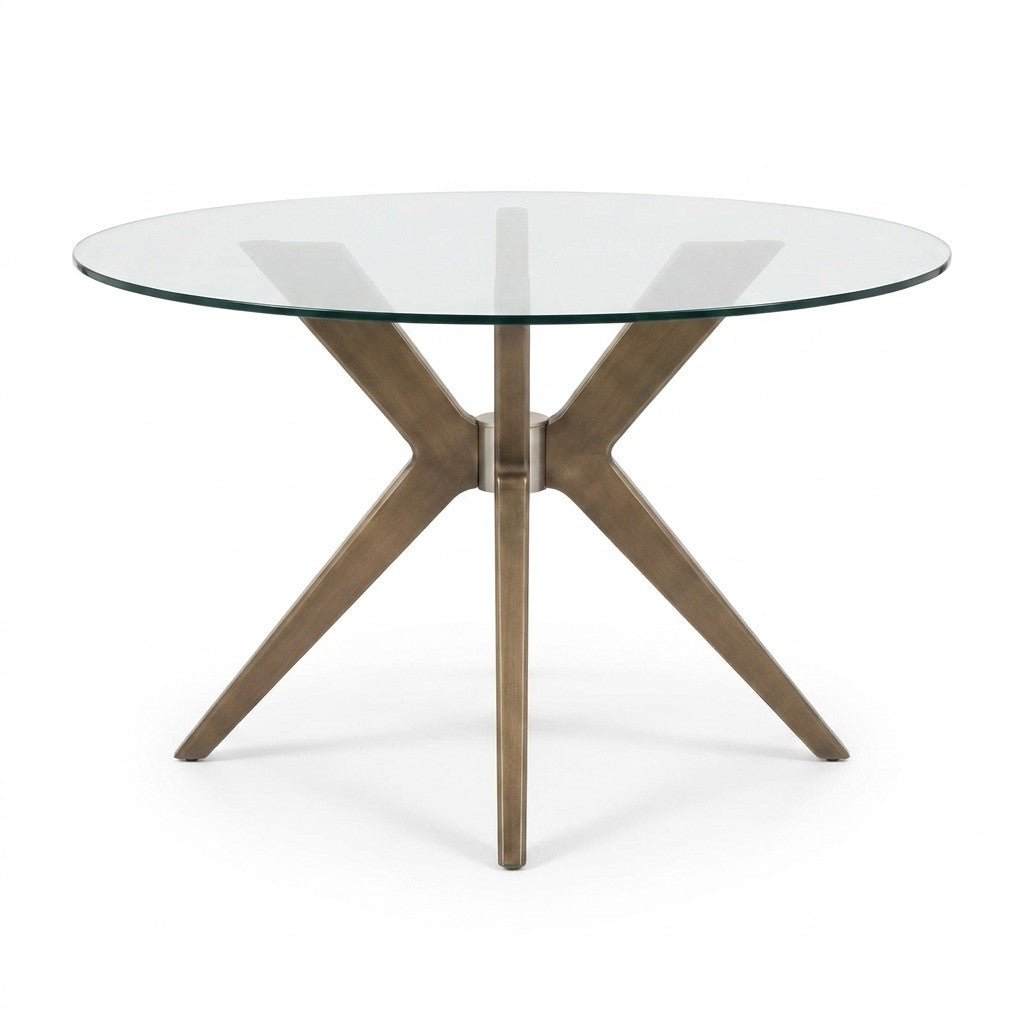 Silver Mid-Century Table - consignment furniture Portland