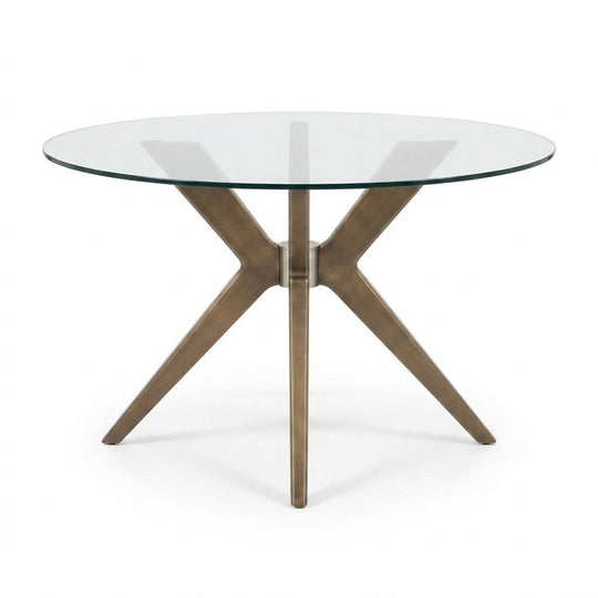 Silver Mid-Century Table - consignment furniture Portland