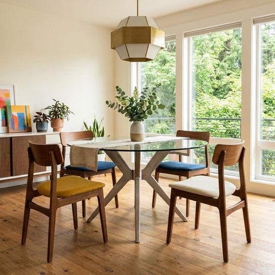 Silver Mid-Century Table - view 3