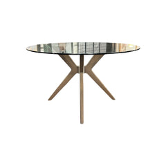 Silver Mid-Century Table - view 2