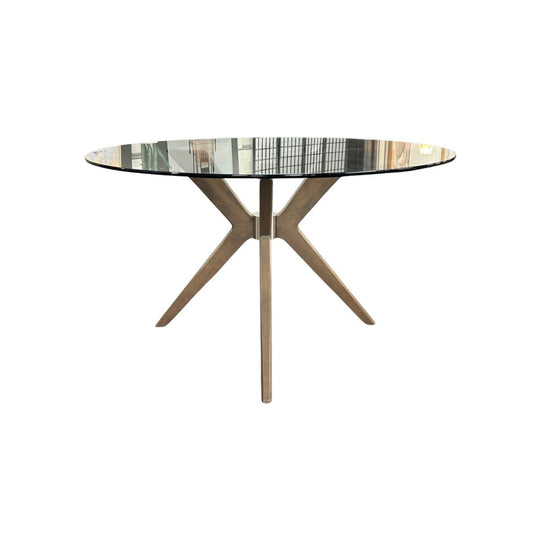 Silver Mid-Century Table - view 2