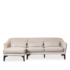 Sofa Chaise Leather &amp; Suede - What&