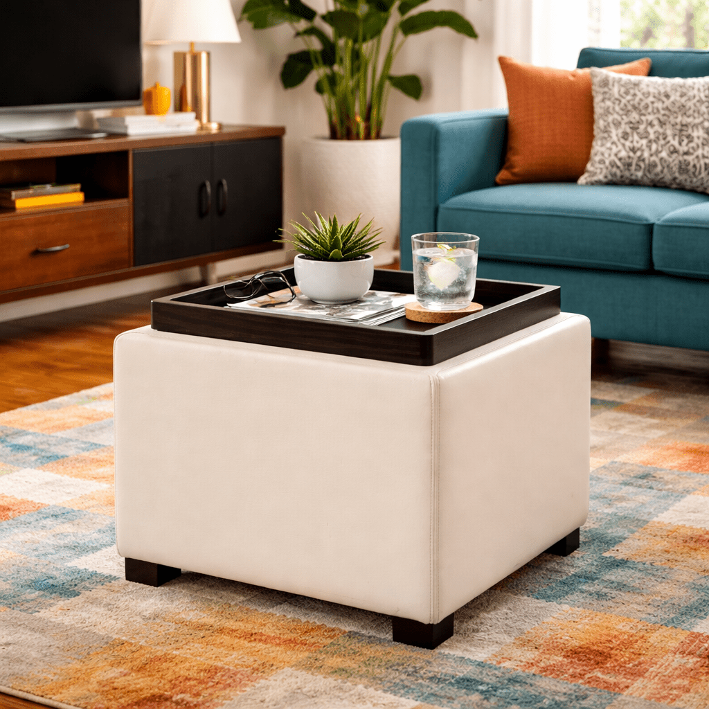 Storage Footstool - Whats New Furniture - Portland, Oregon