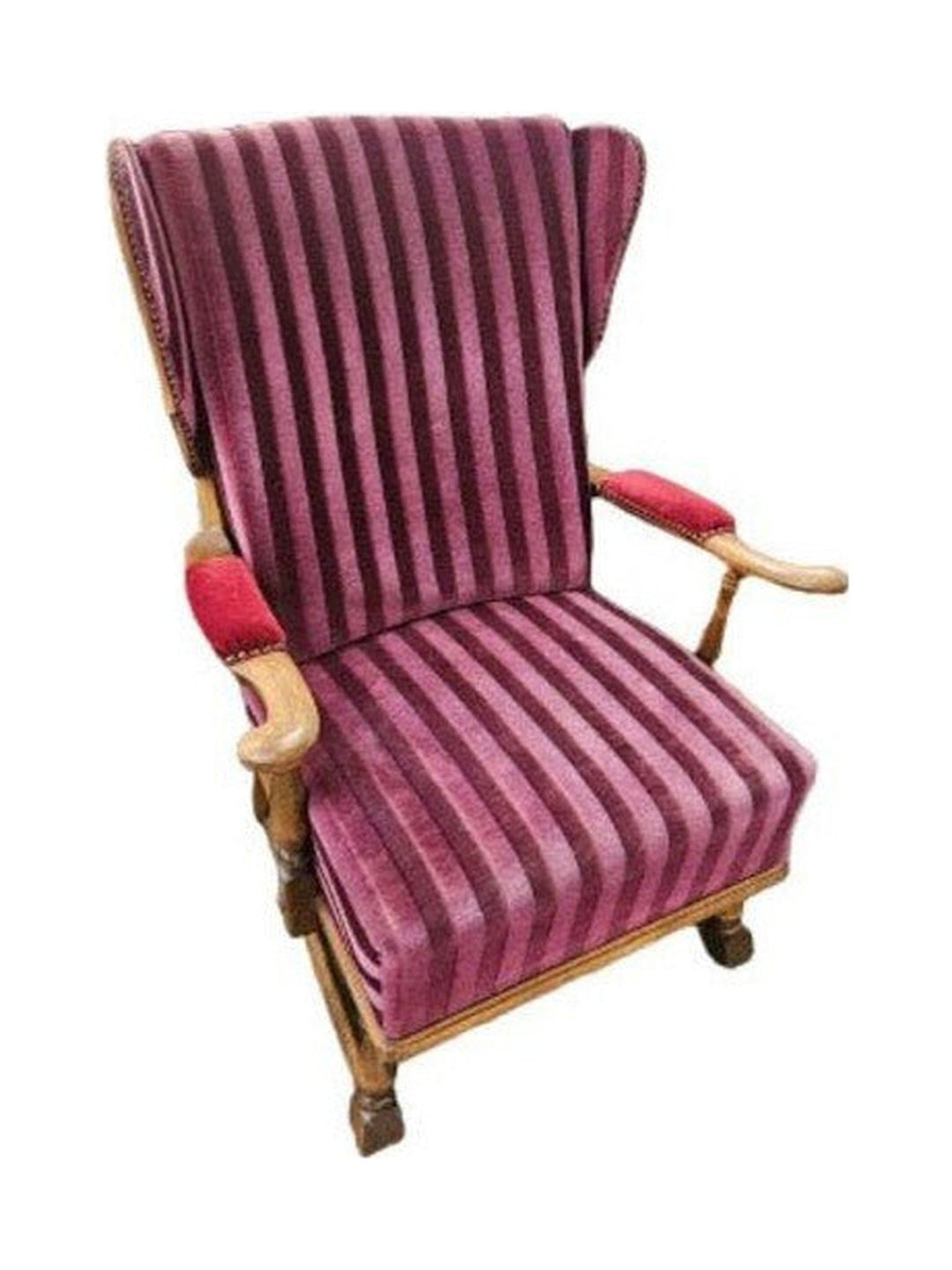 Striped Vintage Chair - Whats New Furniture - Portland, Oregon