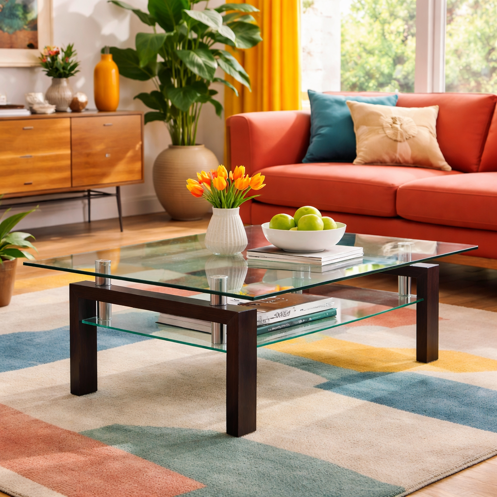 Structured Glass Table - Whats New Furniture - Portland, Oregon